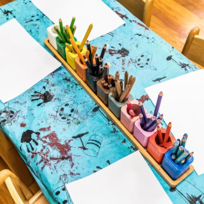 Little Pippins Montessori Nursery School, Skelton on Ure, North Yorkshire. Photograph: Stuart Boulton